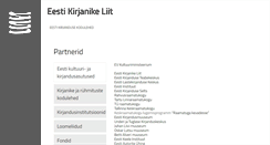 Desktop Screenshot of kirjandus.ee